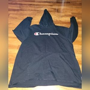 Mens XXL 2X Champion mid weight 100% cotton hoodie sweatshirt